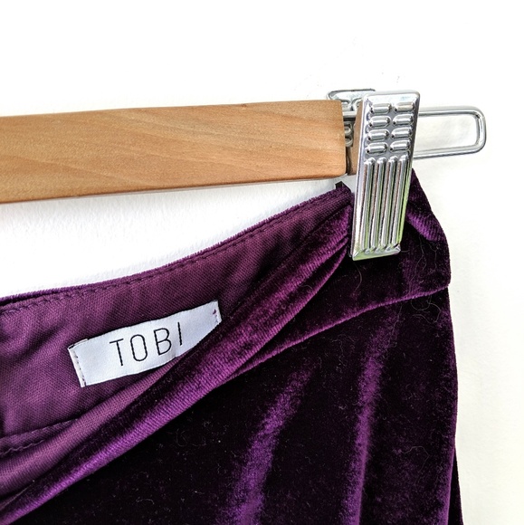 💐 2/30 Tobi × Flirt Velvor Skirt in Purple - Picture 4 of 4
